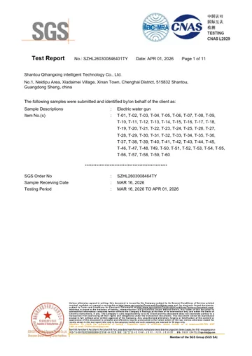 Phthalates · Test report