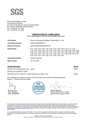 UK · Verification of Compliance