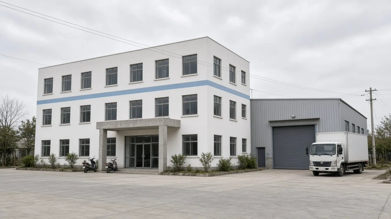ToysBridge factory campus architectural illustration