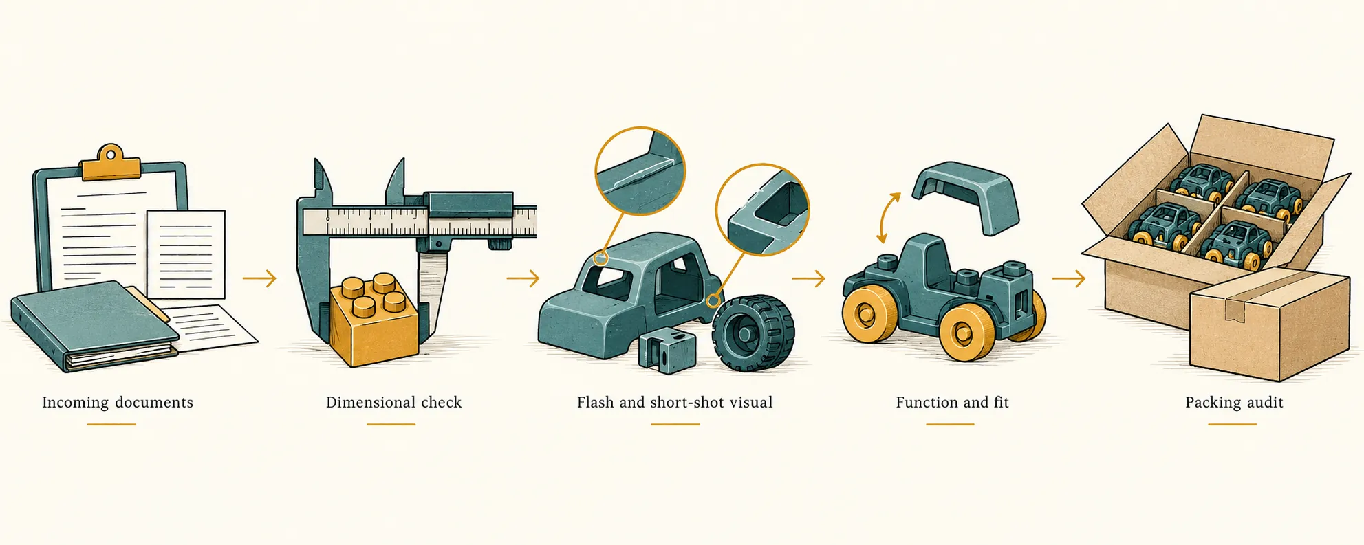 Diagram: How one-carton MOQ changes a toy SKU purchase plan
