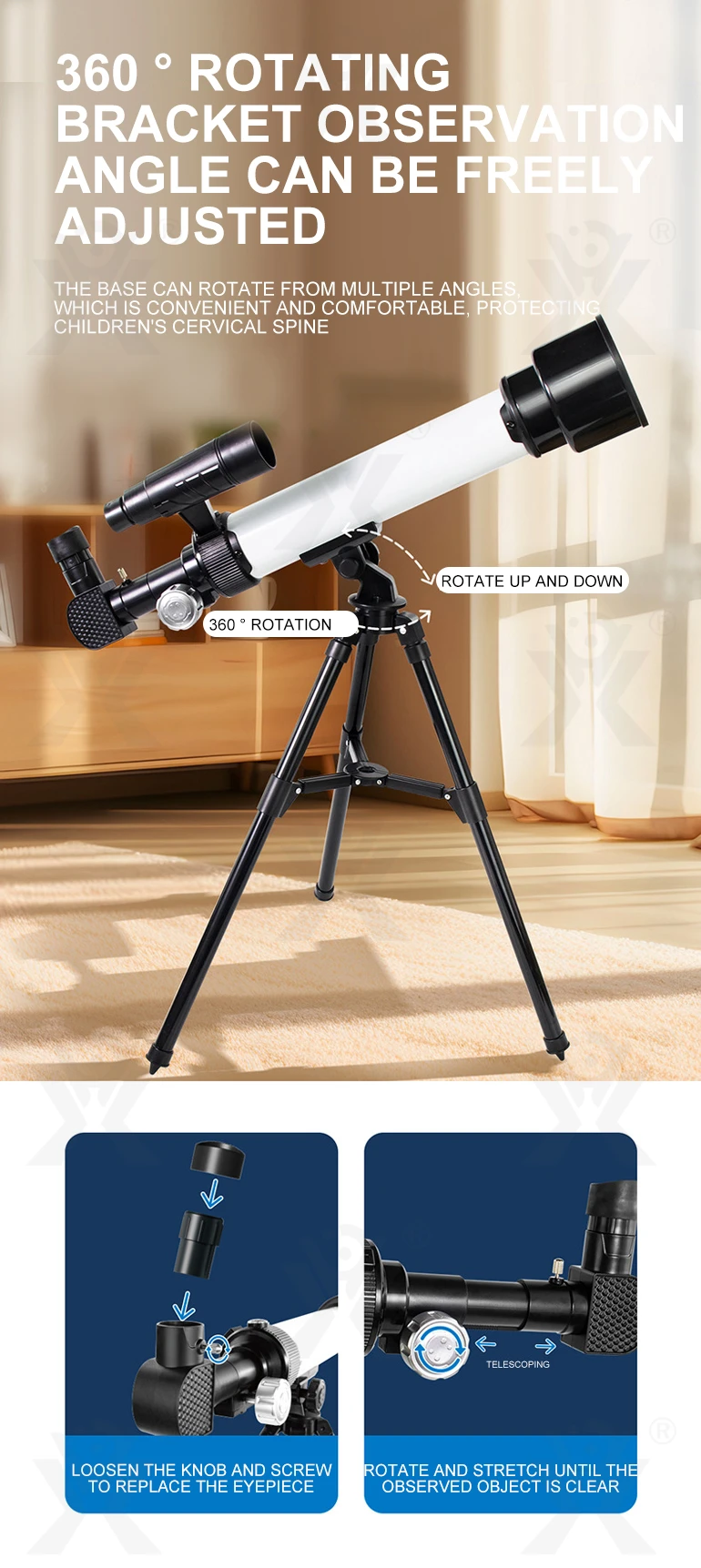 Astronomical Telescope Toys (TB-4241903) — illustrated product details, panel 4