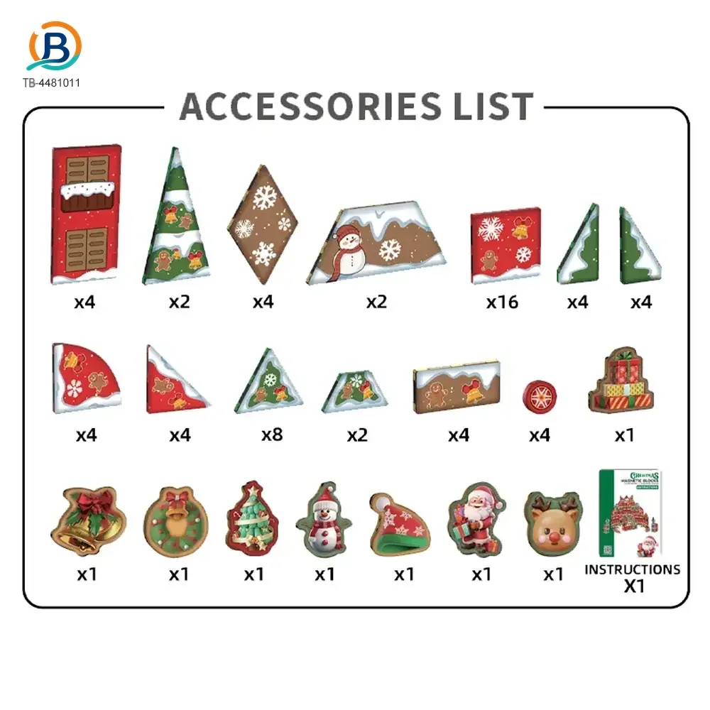 Christmas Magnetic Building Block Sets (TB-4481011) — product photograph 5