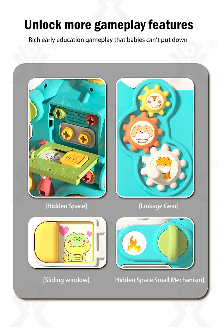 Baby Walkers,Steam Train Shape (TB-4900002) — illustrated product details, panel 7