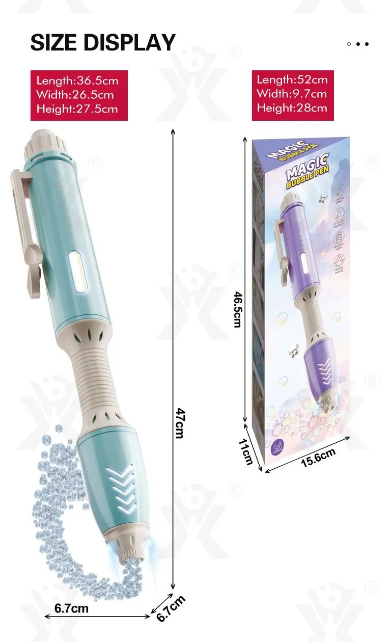 Automatic Bubble Wand Toys (TB-4834168) — illustrated product details, panel 8