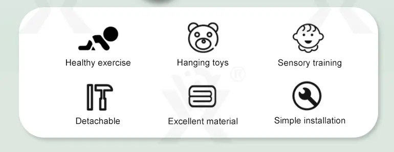 Baby Play Mats for Tummy Time, Crawling & Sensory Learning (TB-4092323) — illustrated product details, panel 2