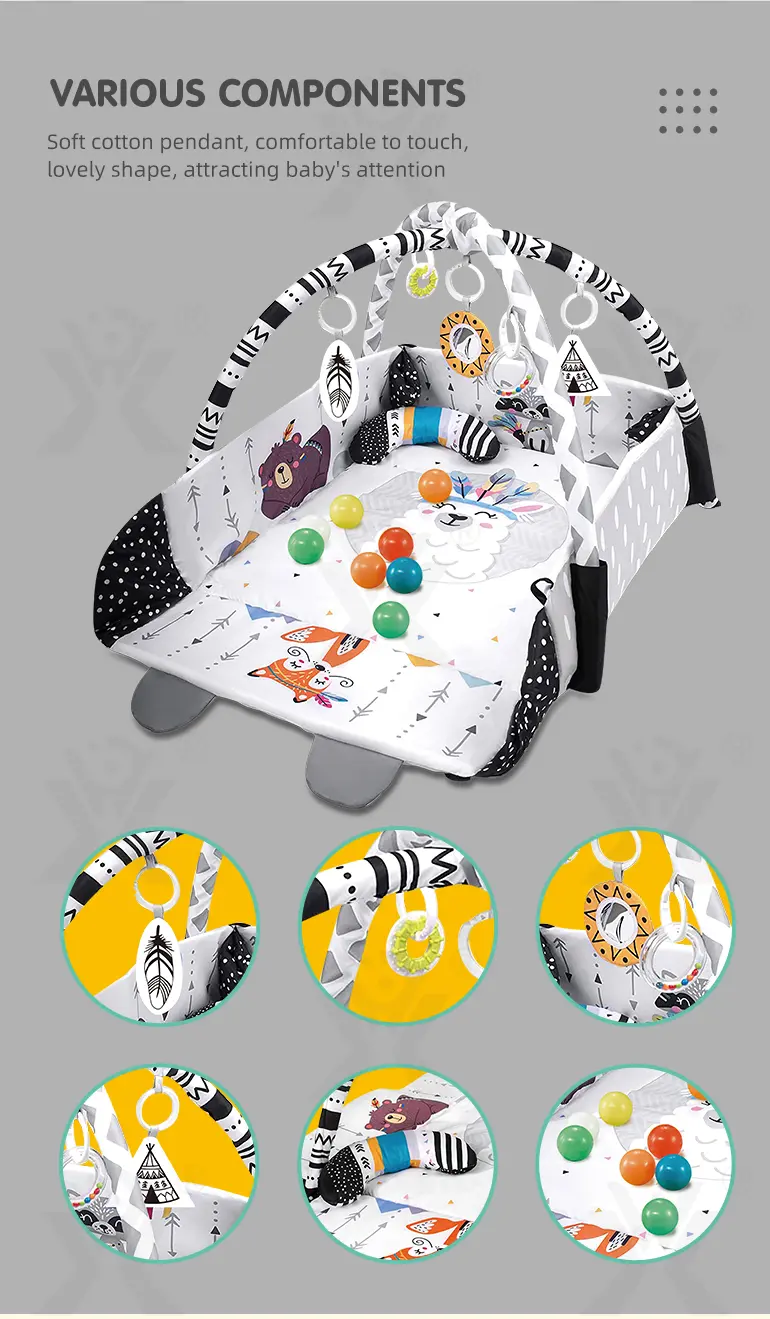 Baby Play Mats for Tummy Time, Crawling & Sensory Learning (TB-4092323) — illustrated product details, panel 4