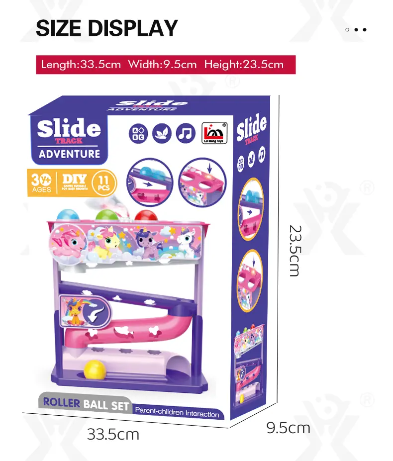 Wholesale Ball and Track Toys, with Music and Lights (TB-4537292) — illustrated product details, panel 8