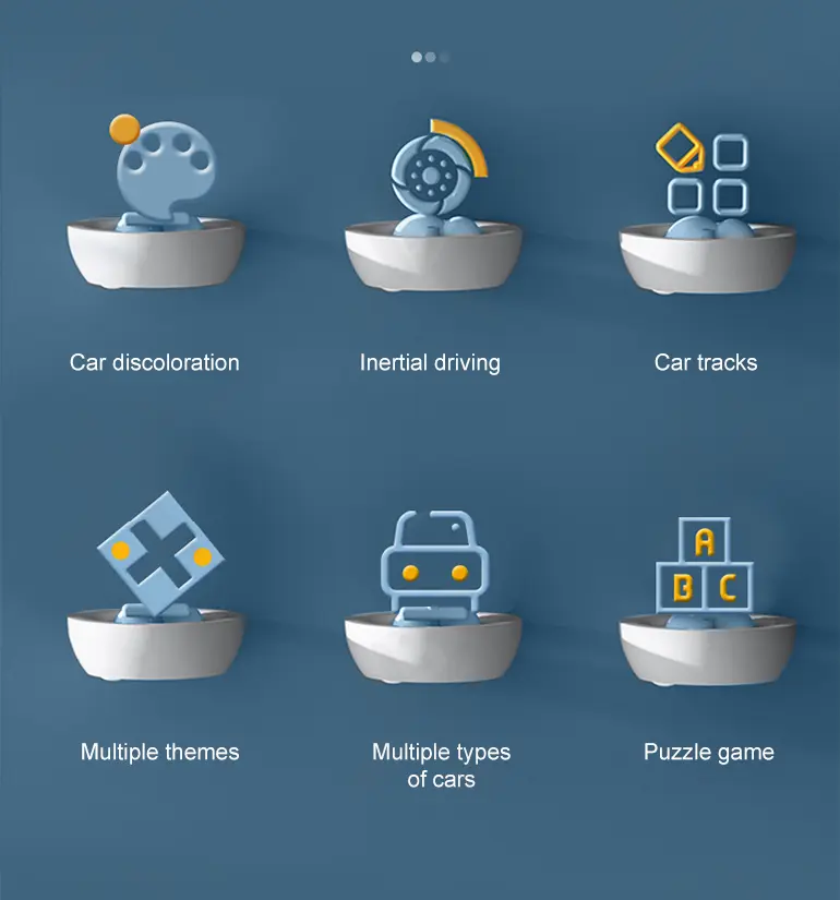 Car Wash Toy Sets, Equipped with Manual Water Spray System and Alloy Toy Car (TB-4526045) — illustrated product details, panel 2
