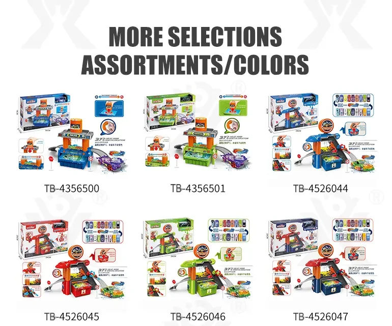 Car Wash Toy Sets, Equipped with Manual Water Spray System and Alloy Toy Car (TB-4526045) — illustrated product details, panel 7