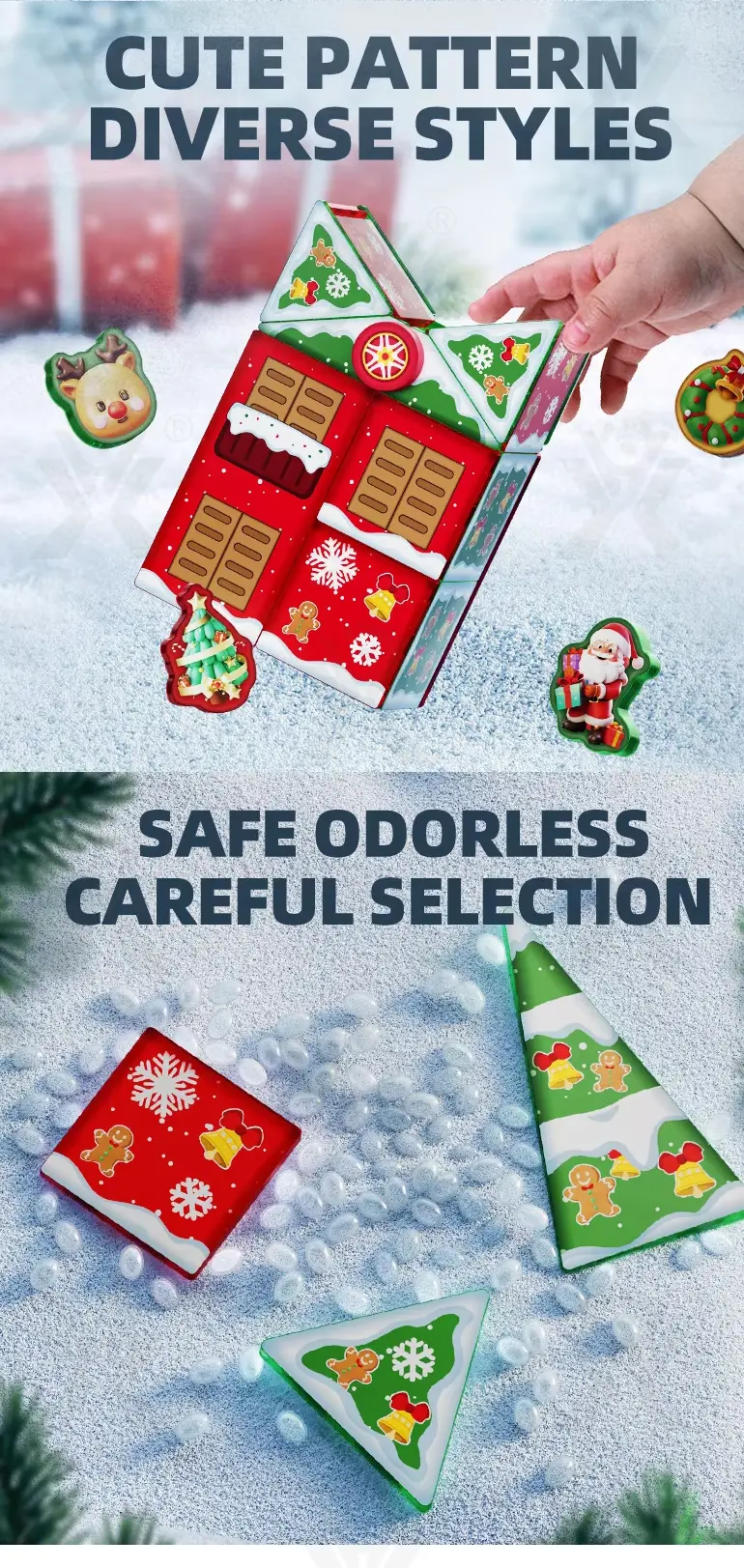 Christmas Magnetic Building Block Sets (TB-4481011) — illustrated product details, panel 2