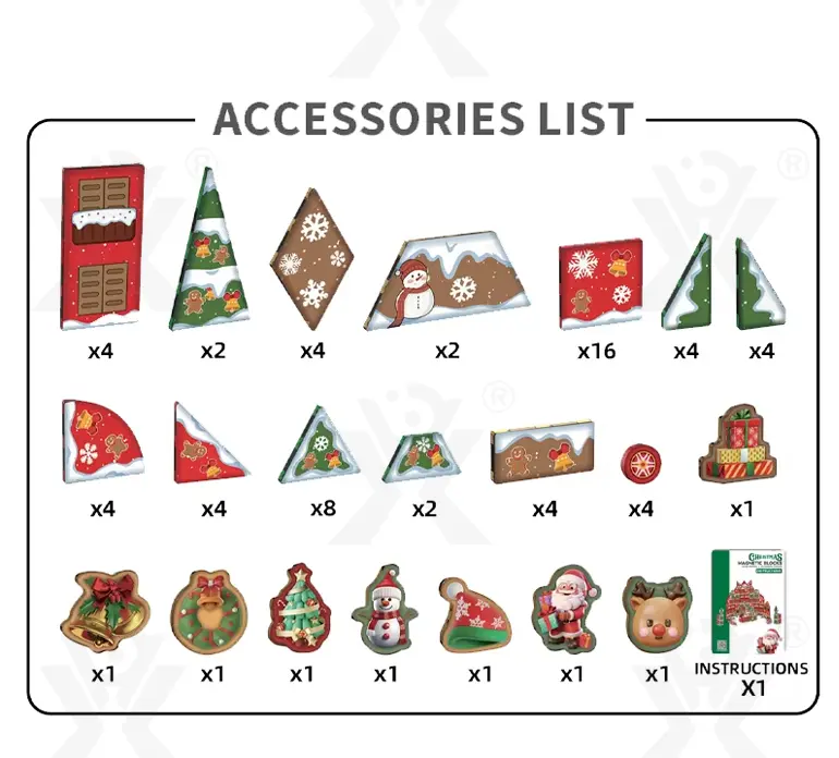 Christmas Magnetic Building Block Sets (TB-4481011) — illustrated product details, panel 3