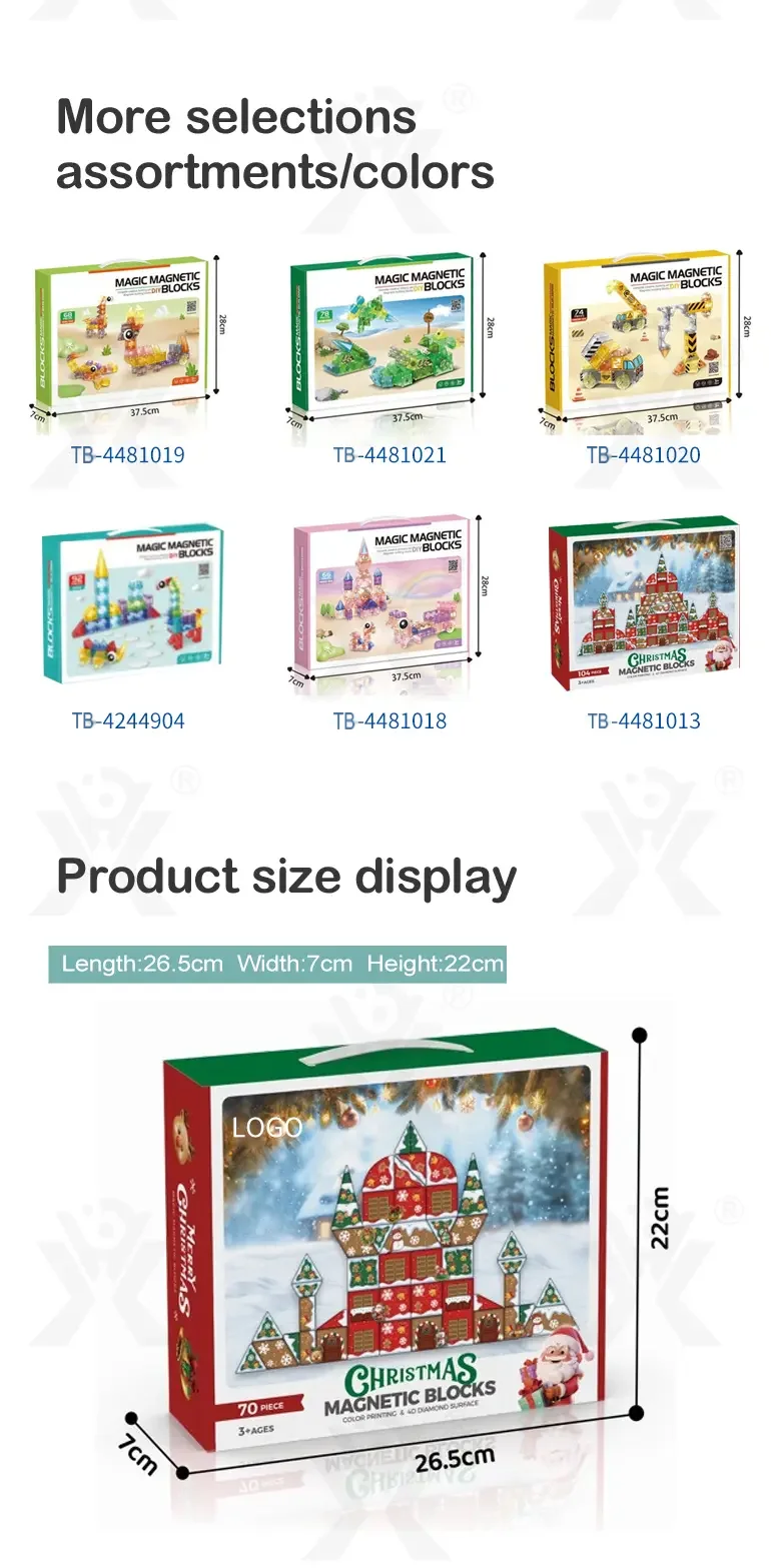 Christmas Magnetic Building Block Sets (TB-4481011) — illustrated product details, panel 4