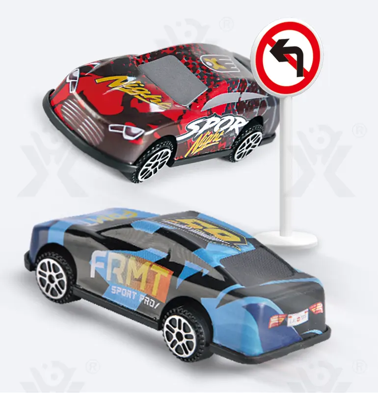 Construction Vehicle Toy Set, Includes a Toy Cars and a Modular Track Component (TB-4526031) — illustrated product details, panel 4