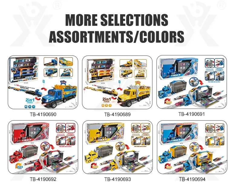Construction Vehicle Toy Set, Includes a Toy Cars and a Modular Track Component (TB-4526031) — illustrated product details, panel 6