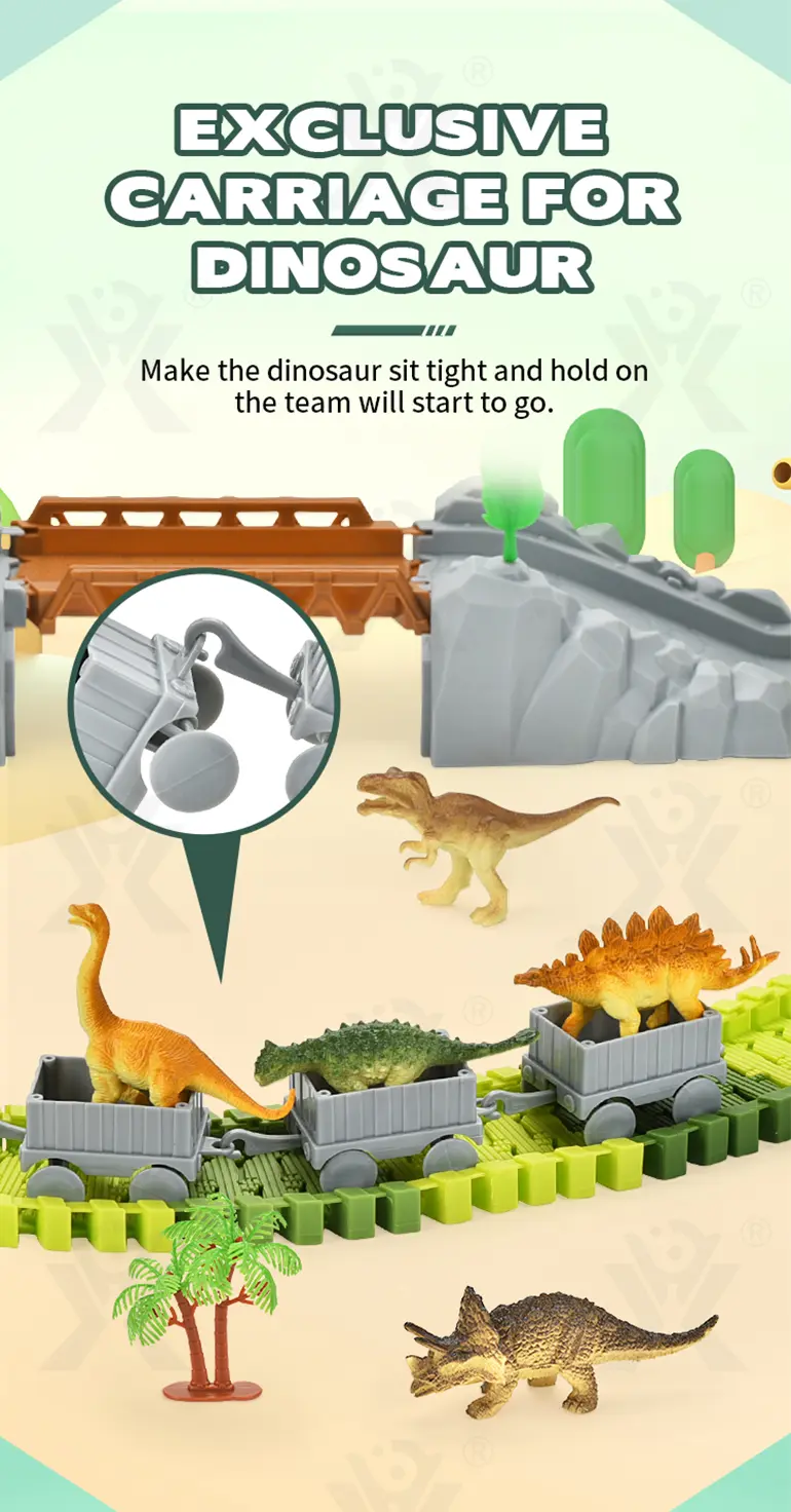 Dinosaur Themed Track Toy Sets (TB-4057477) — illustrated product details, panel 6