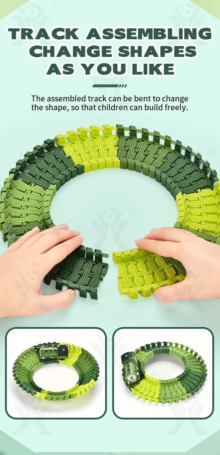Dinosaur Themed Track Toy Sets (TB-4057477) — illustrated product details, panel 8