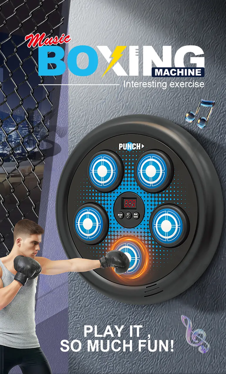 Electronic Boxing Board Toys, Boxing Toys for 8 Year Olds and Up (TB-4862798) — illustrated product details, panel 1