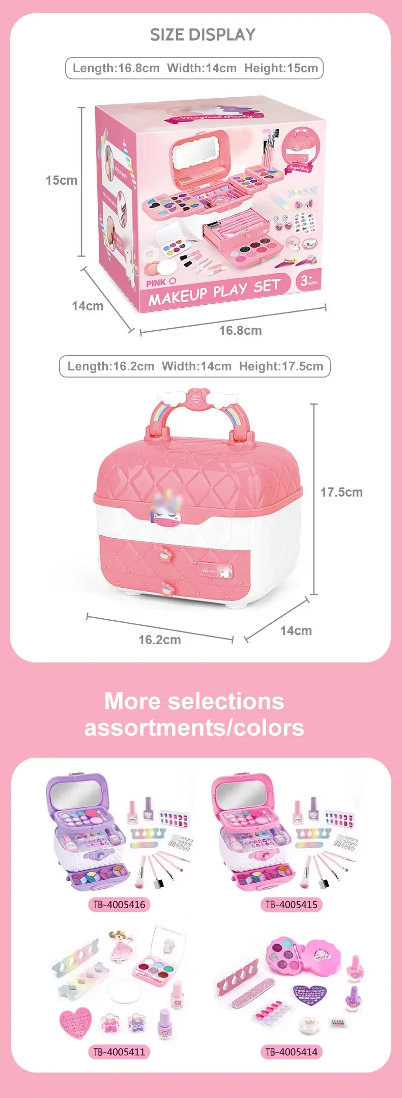 Kids Dream Makeup Kit Toy (TB-4340700) — illustrated product details, panel 9