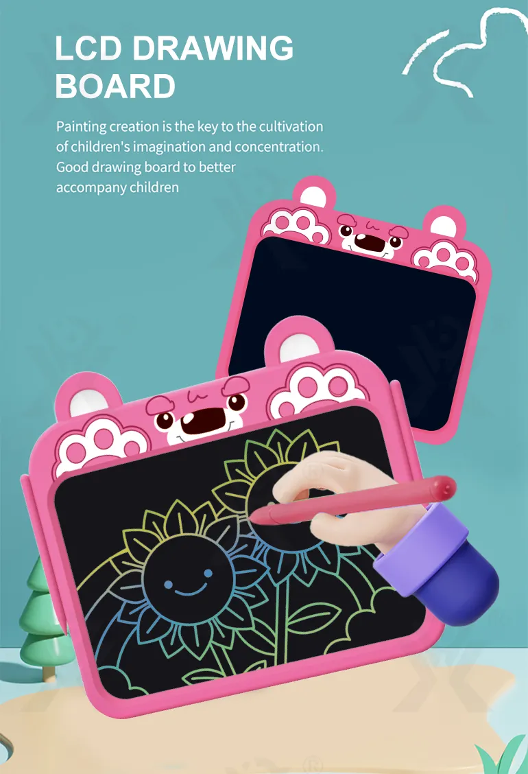 Animal-Themed LCD Writing Tablets, Bulk Writing and Drawing Toys for Sale (TB-4325776) — illustrated product details, panel 1