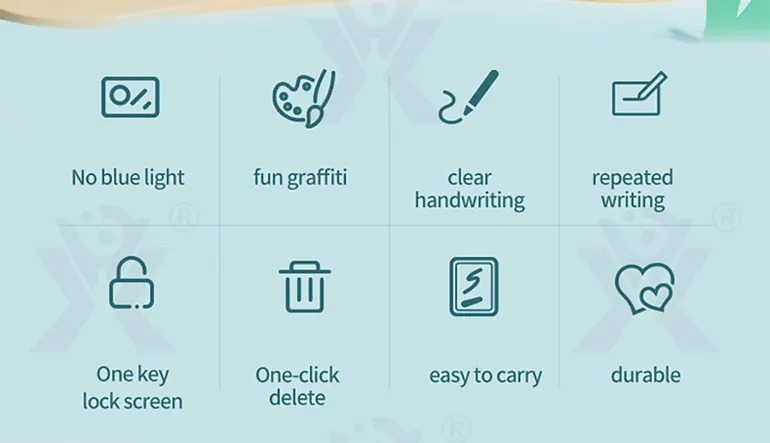 Animal-Themed LCD Writing Tablets, Bulk Writing and Drawing Toys for Sale (TB-4325776) — illustrated product details, panel 2
