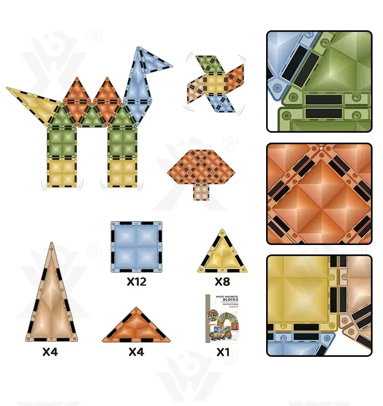 Magnetic Building Block Sets, Stimulate Children’s 3D Imagination (TB-4074525) — illustrated product details, panel 8