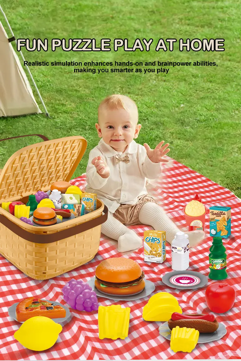 Picnic Pretend Play Toy Sets for Kid (TB-4533847) — illustrated product details, panel 2