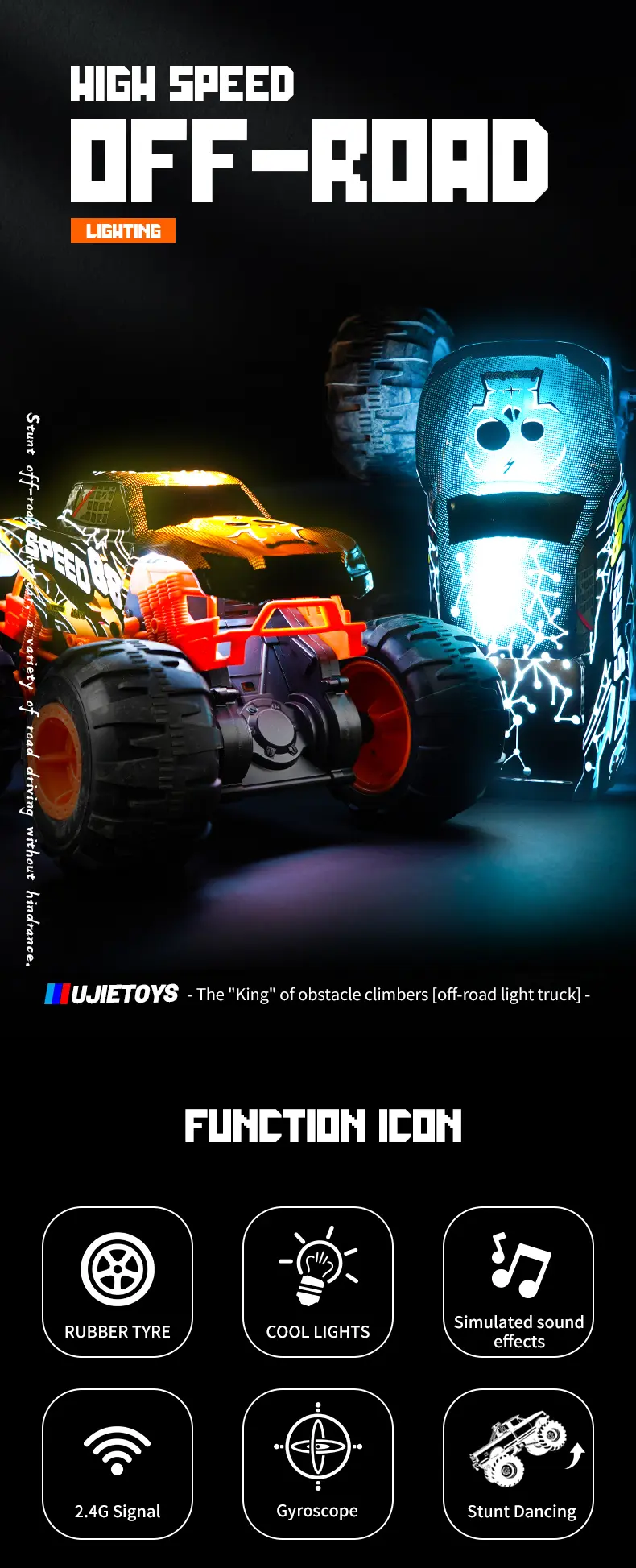 Remote Control Off-Road Vehicles, Bulk RC Cars, RC Toys for Sale (TB-4003082) — illustrated product details, panel 1
