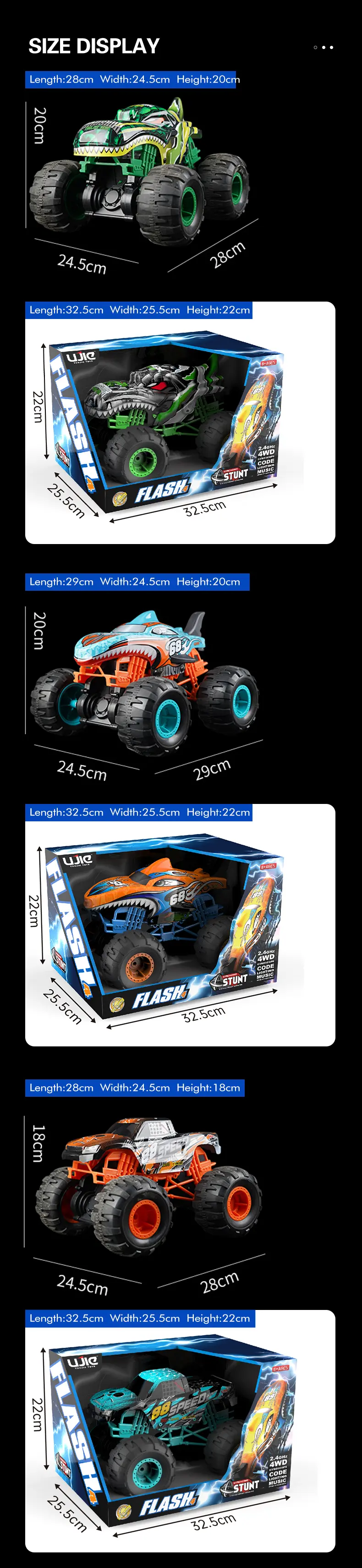 Remote Control Off-Road Vehicles, Bulk RC Cars, RC Toys for Sale (TB-4003082) — illustrated product details, panel 10