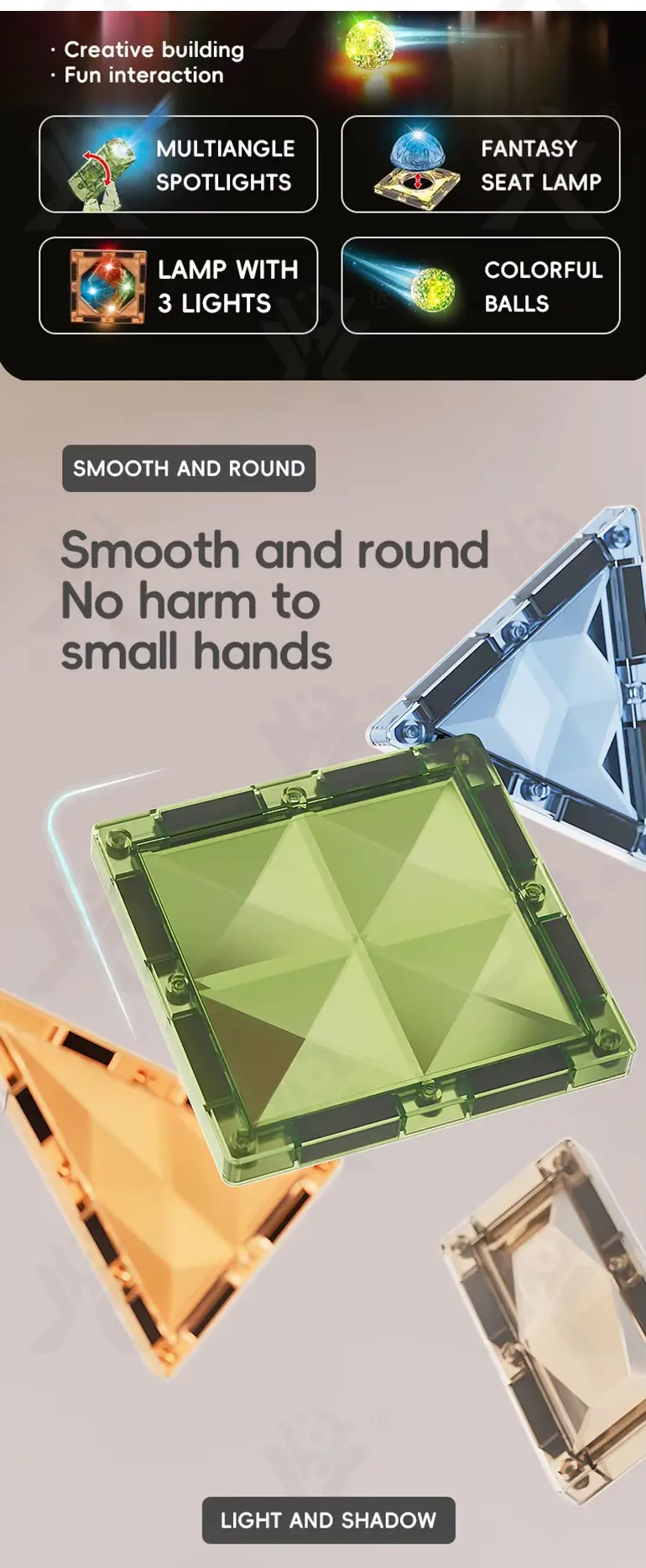 Shiny Magnetic Building Blocks (TB-4863236) — illustrated product details, panel 4