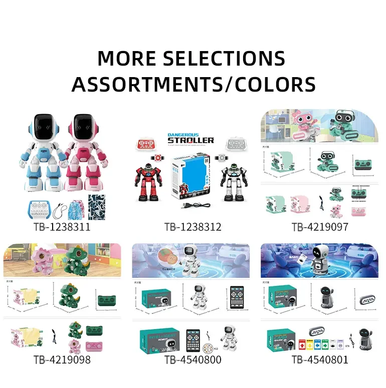 Smart Card-Reading Robot Toys (TB-4540801) — illustrated product details, panel 8