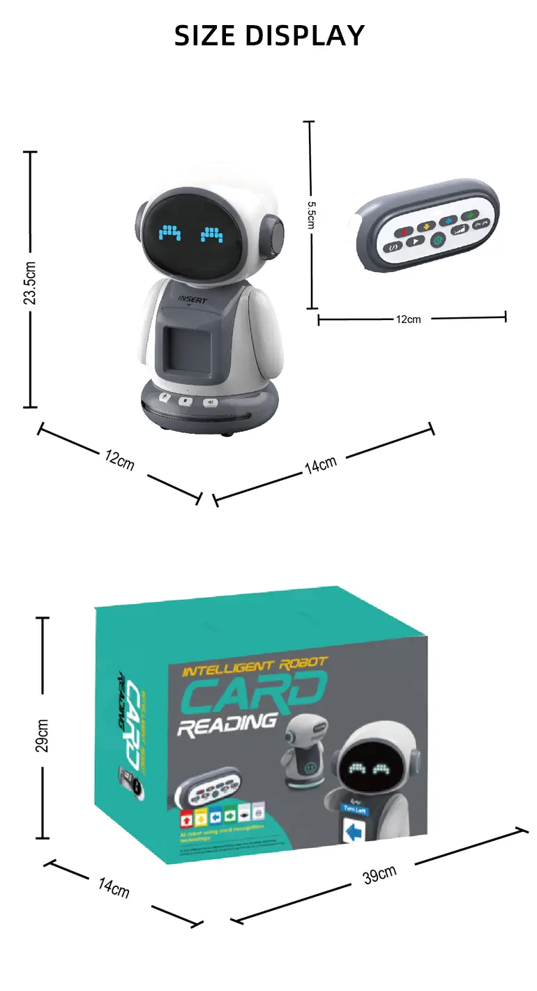 Smart Card-Reading Robot Toys (TB-4540801) — illustrated product details, panel 9