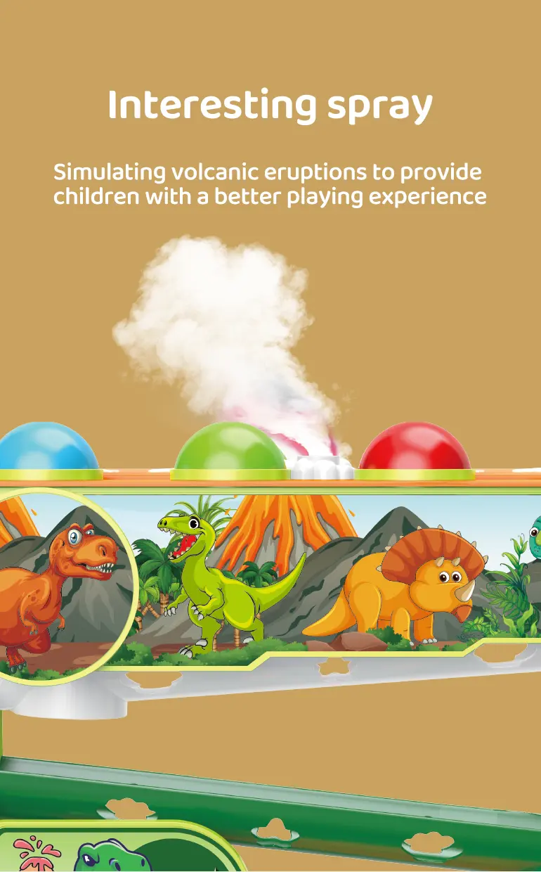 Dinosaur Theme Track Ball Toy Set (TB-4537294) — illustrated product details, panel 4