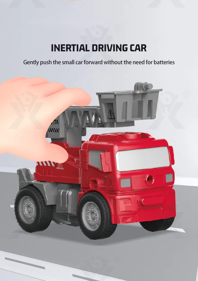 Transforming Construction Truck Toys, Bulk Friction Toy Car with Collision Auto-Transform (TB-4469627) — illustrated product details, panel 3