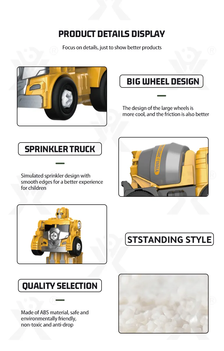 5-in-1 Transforming Construction Vehicle Robot Toy Set for Kids (TB-4469636) — illustrated product details, panel 6