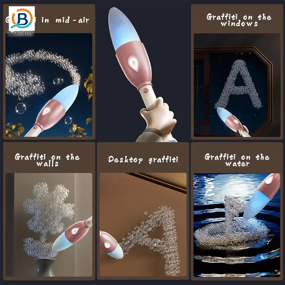 Bubble Toys in the Shape of a Chinese Calligraphy Brush, Bulk Automatic Bubble Wands for Sale (TB-4834165) — product photograph 6