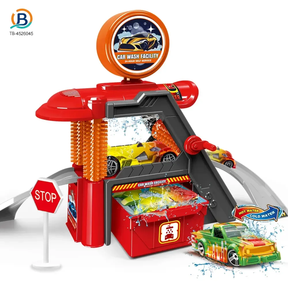 Car Wash Toy Sets, Equipped with Manual Water Spray System and Alloy Toy Car (TB-4526045) — product photograph 3