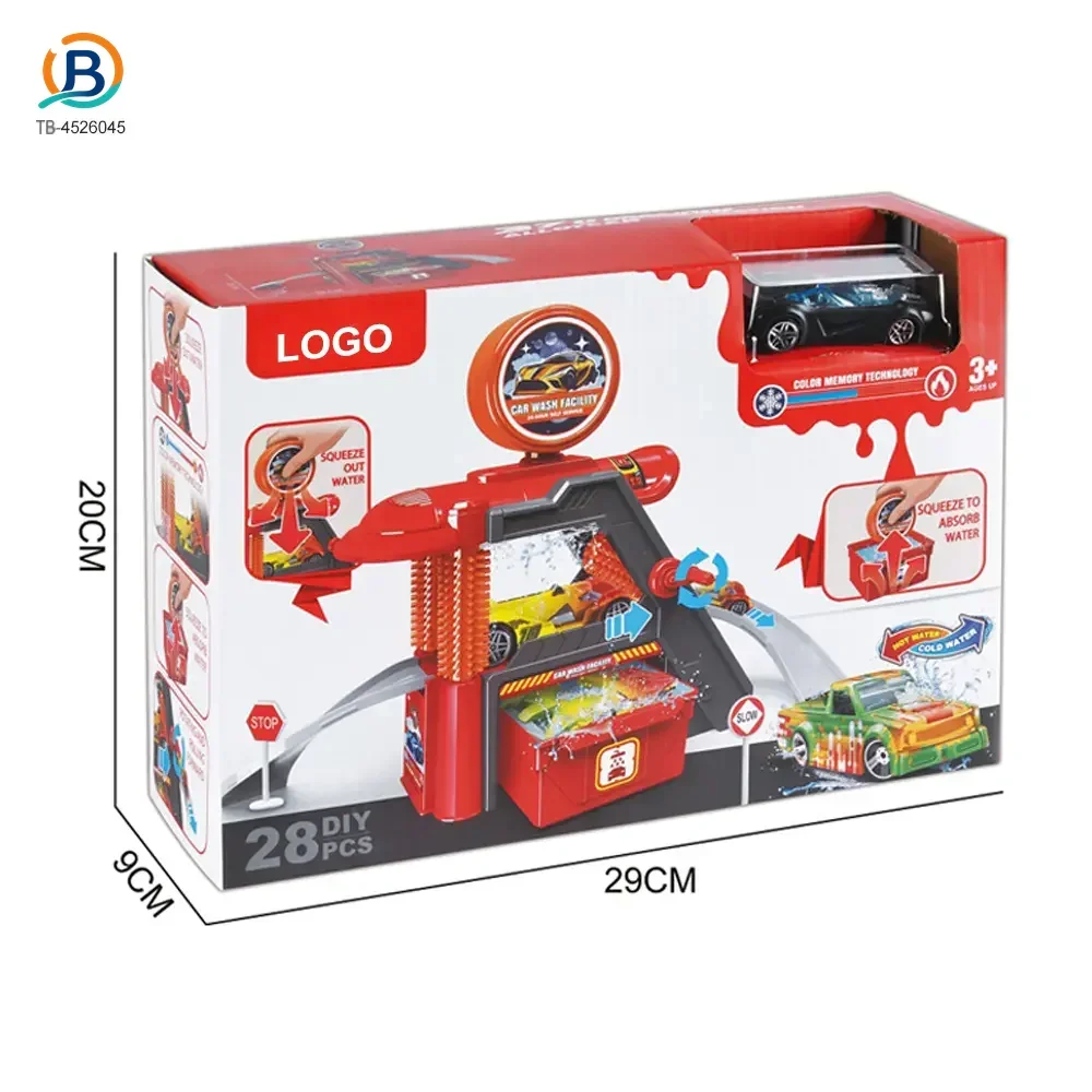 Car Wash Toy Sets, Equipped with Manual Water Spray System and Alloy Toy Car (TB-4526045) — product photograph 5