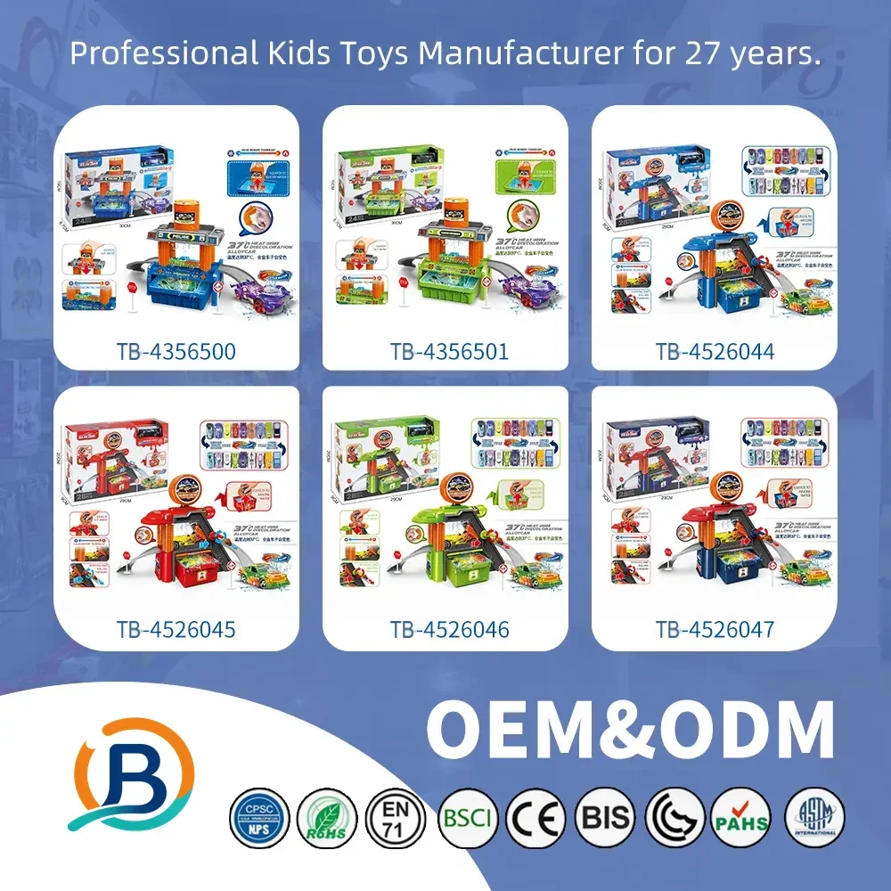 Car Wash Toy Sets, Equipped with Manual Water Spray System and Alloy Toy Car (TB-4526045) — product photograph 6