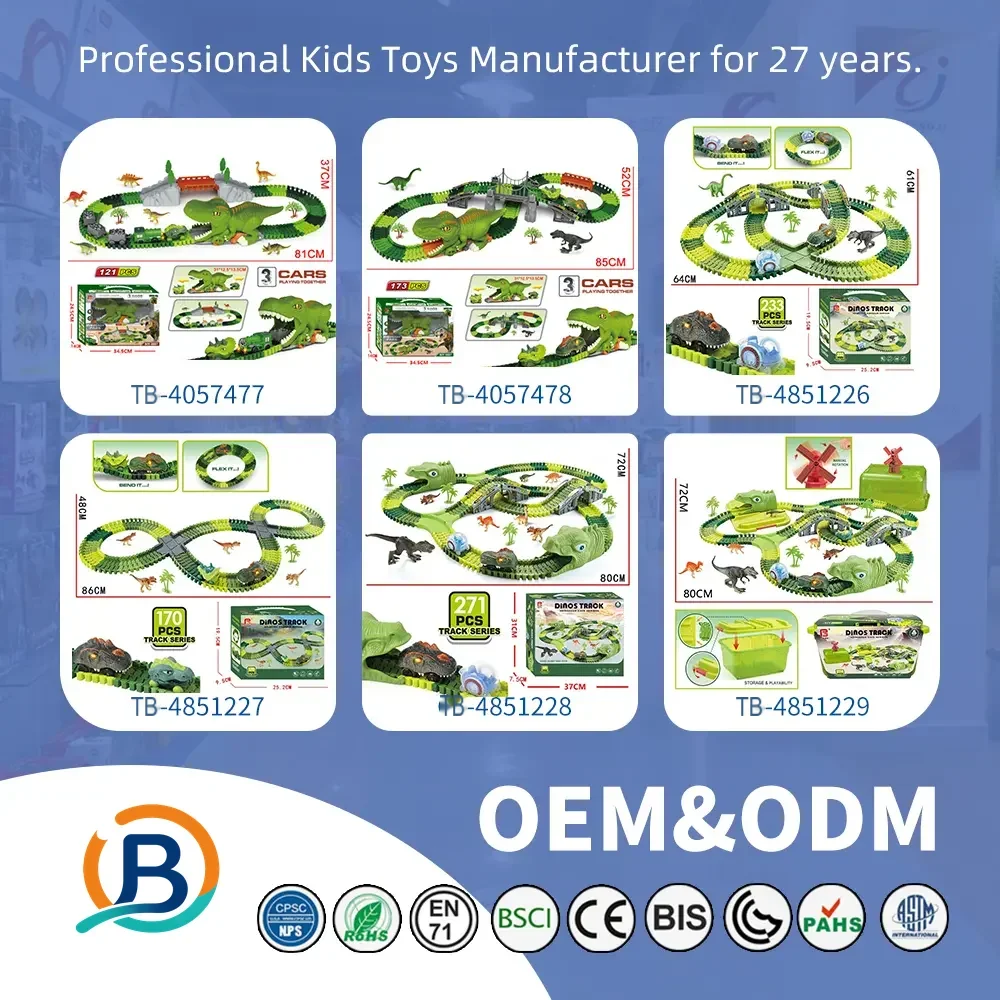 Dinosaur Themed Track Toy Sets (TB-4057477) — product photograph 7