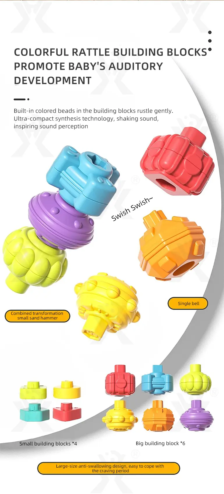 Educational Toys, Elephant Stacking Toys, Interesting Building Blocks (TB-4894355) — illustrated product details, panel 10