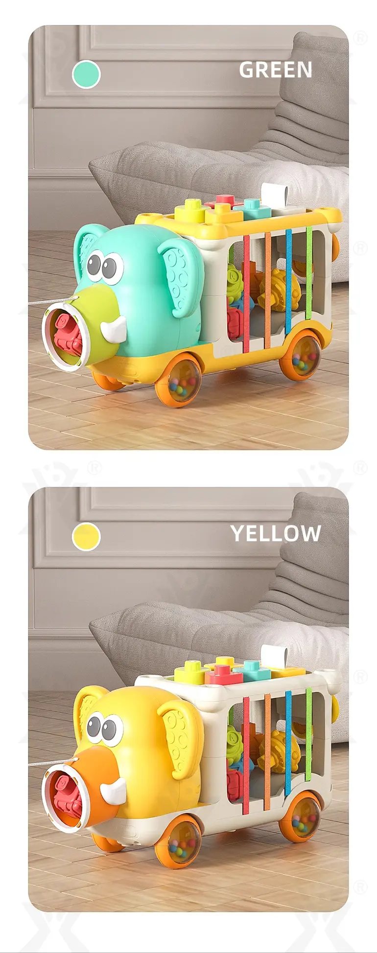 Educational Toys, Elephant Stacking Toys, Interesting Building Blocks (TB-4894355) — illustrated product details, panel 11