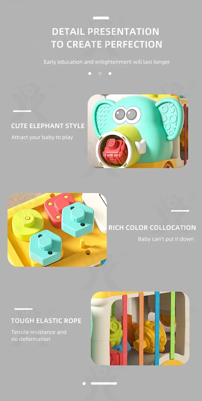 Educational Toys, Elephant Stacking Toys, Interesting Building Blocks (TB-4894355) — illustrated product details, panel 12