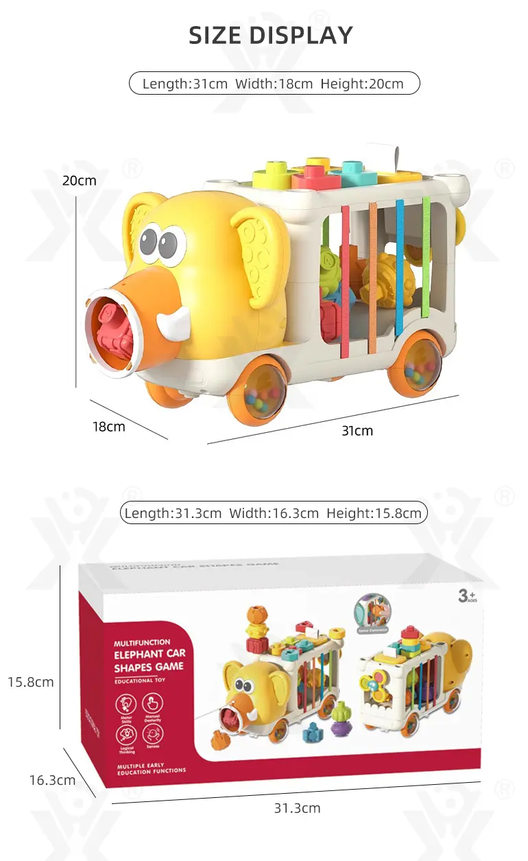 Educational Toys, Elephant Stacking Toys, Interesting Building Blocks (TB-4894355) — illustrated product details, panel 13