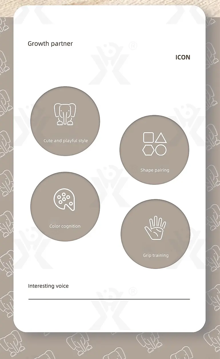 Educational Toys, Elephant Stacking Toys, Interesting Building Blocks (TB-4894355) — illustrated product details, panel 2