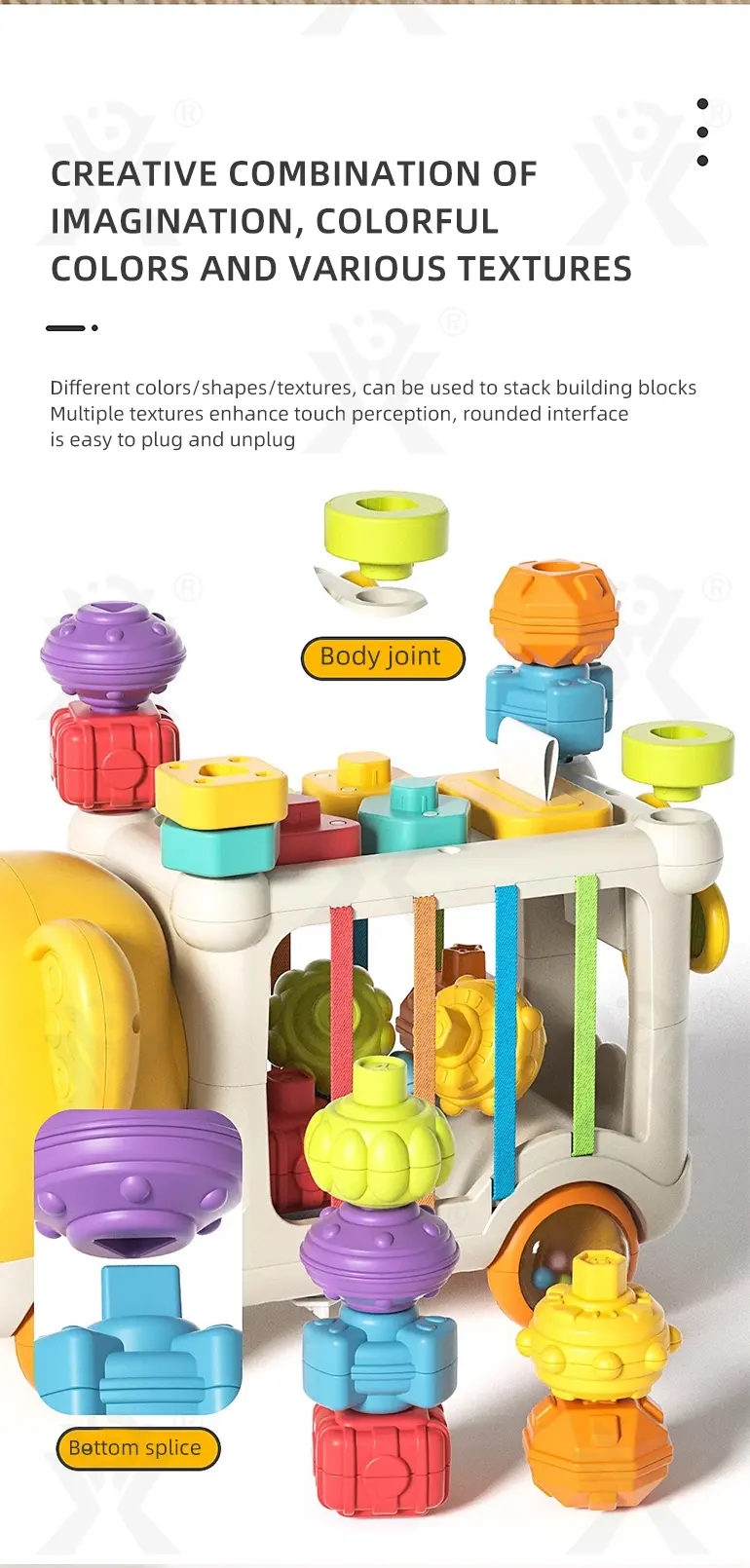 Educational Toys, Elephant Stacking Toys, Interesting Building Blocks (TB-4894355) — illustrated product details, panel 6