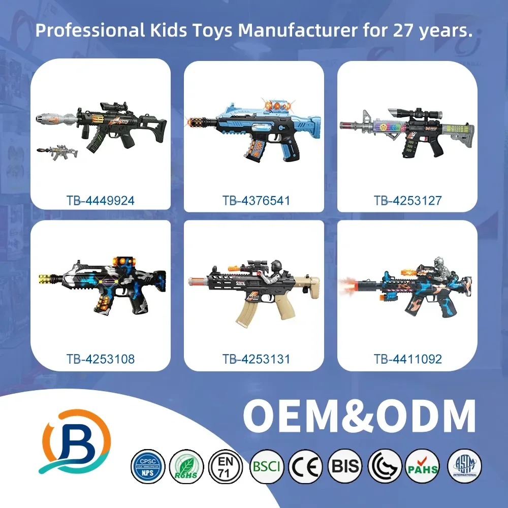 Dinosaur Electric Toy Guns with LED Lights, Sounds & Spray (TB-4395199) — product photograph 4