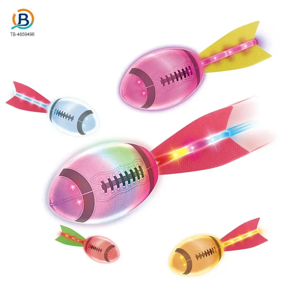 Light Up American Football Toys, with Rainbow Light Trails, Perfect for Night Games (TB-4859496) — product photograph 1