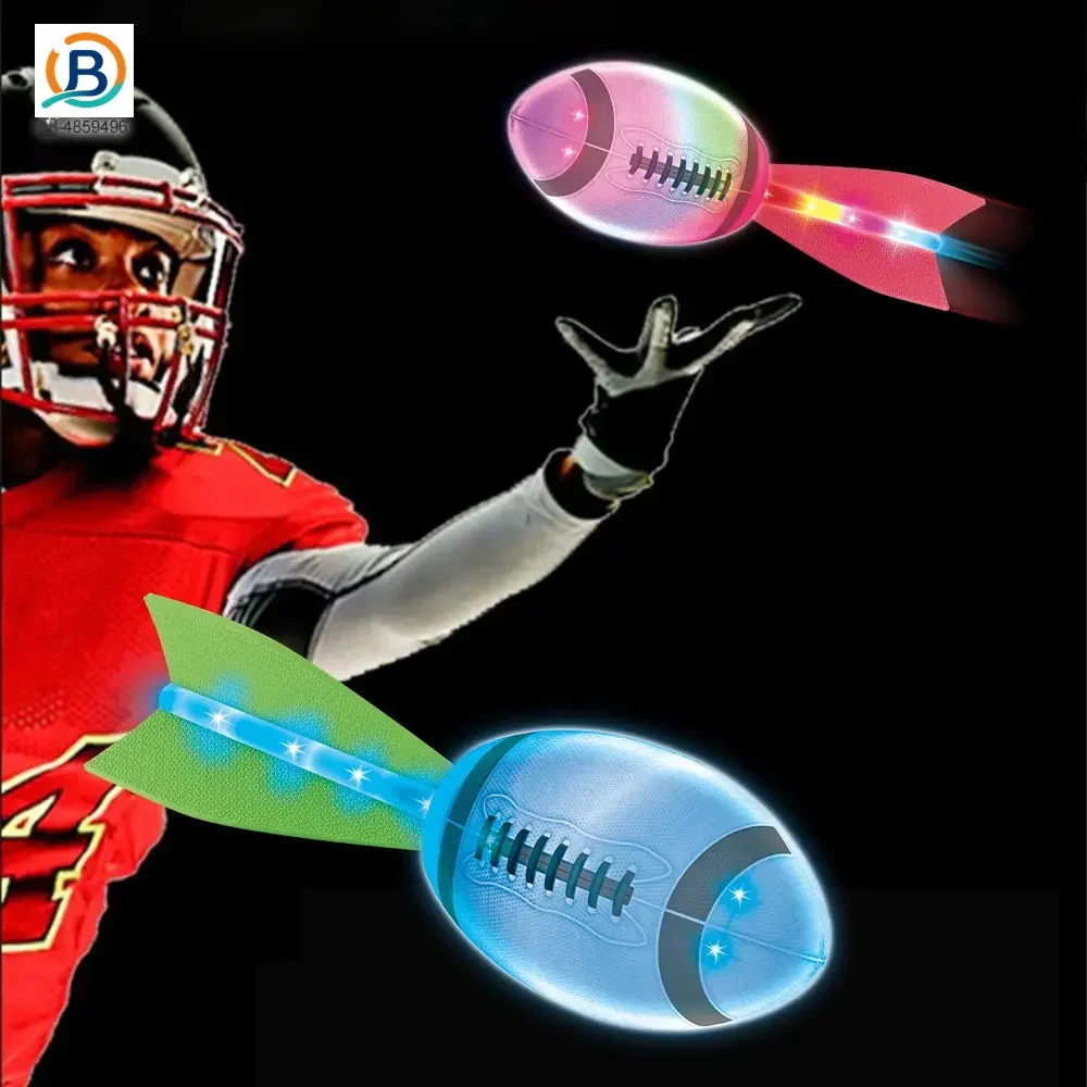 Light Up American Football Toys, with Rainbow Light Trails, Perfect for Night Games (TB-4859496) — product photograph 3