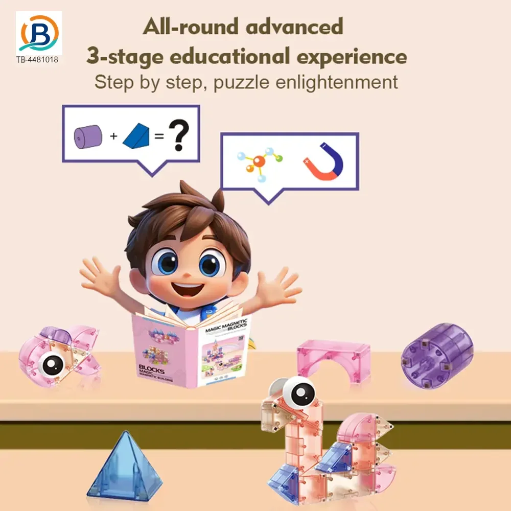 Magic Magnetic Building Block Sets, Kids‘ Fairy Tale Building Block Toys, Wholesale and Customizable (TB-4481018) — product photograph 4