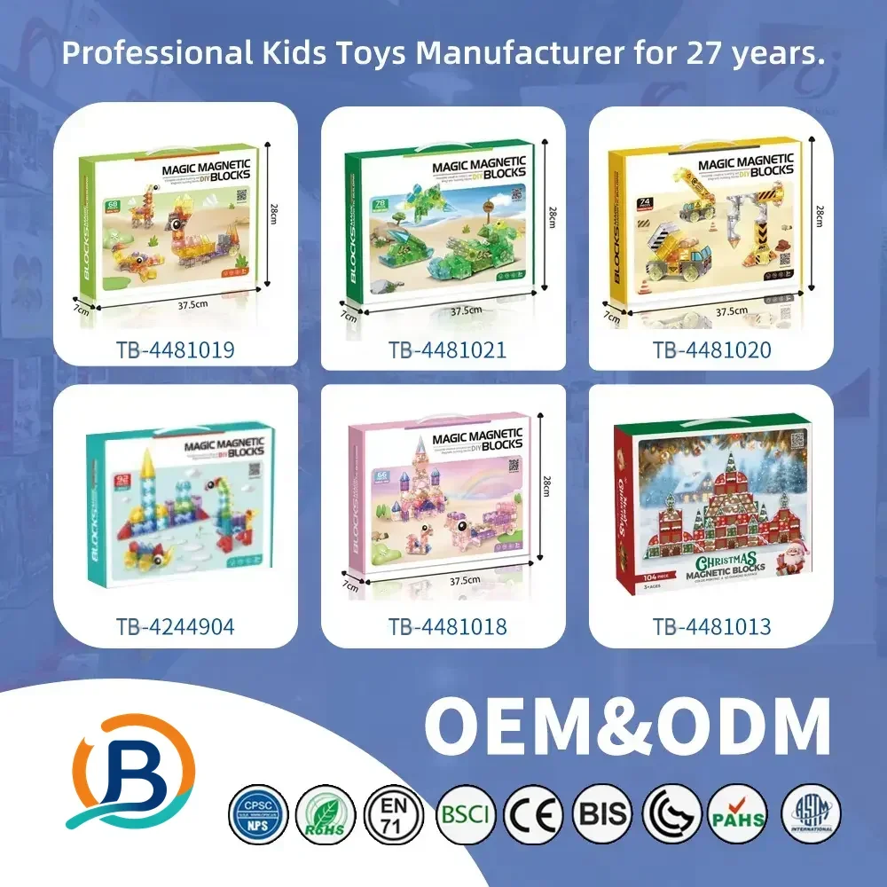 Magic Magnetic Building Block Sets, Kids‘ Fairy Tale Building Block Toys, Wholesale and Customizable (TB-4481018) — product photograph 7